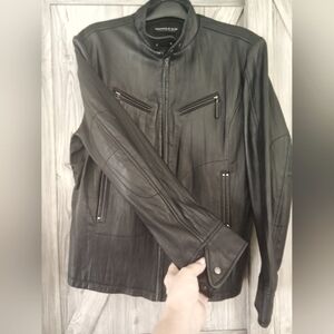 Bianca Nygard Black Leather Jacket L